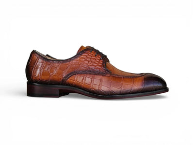Allen II Embossed Split Toe Derby Carrucci Shoes Men's