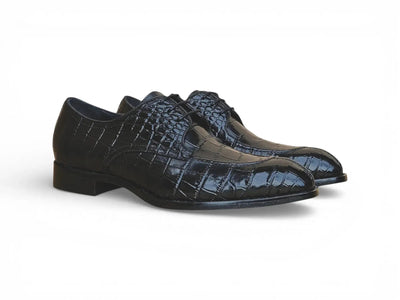 Allen II Embossed Split Toe Derby Carrucci Shoes Men's