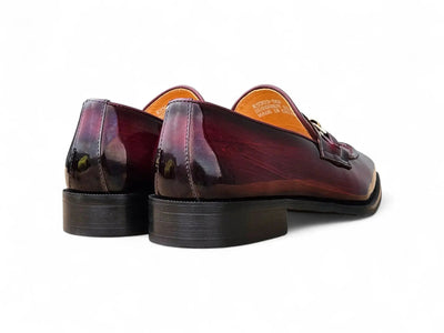 Carrucci Shoes Ks Amber Patent Leather Chain Loafer Patent Leather Amber KS303 06P view 9