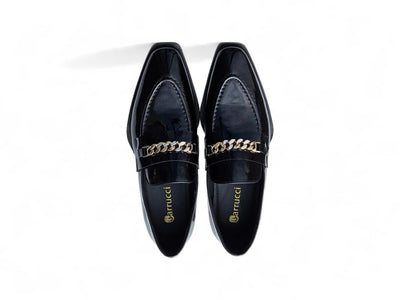 Carrucci Shoes Ks Amber Patent Leather Chain Loafer Patent Leather Amber KS303 06P view 15