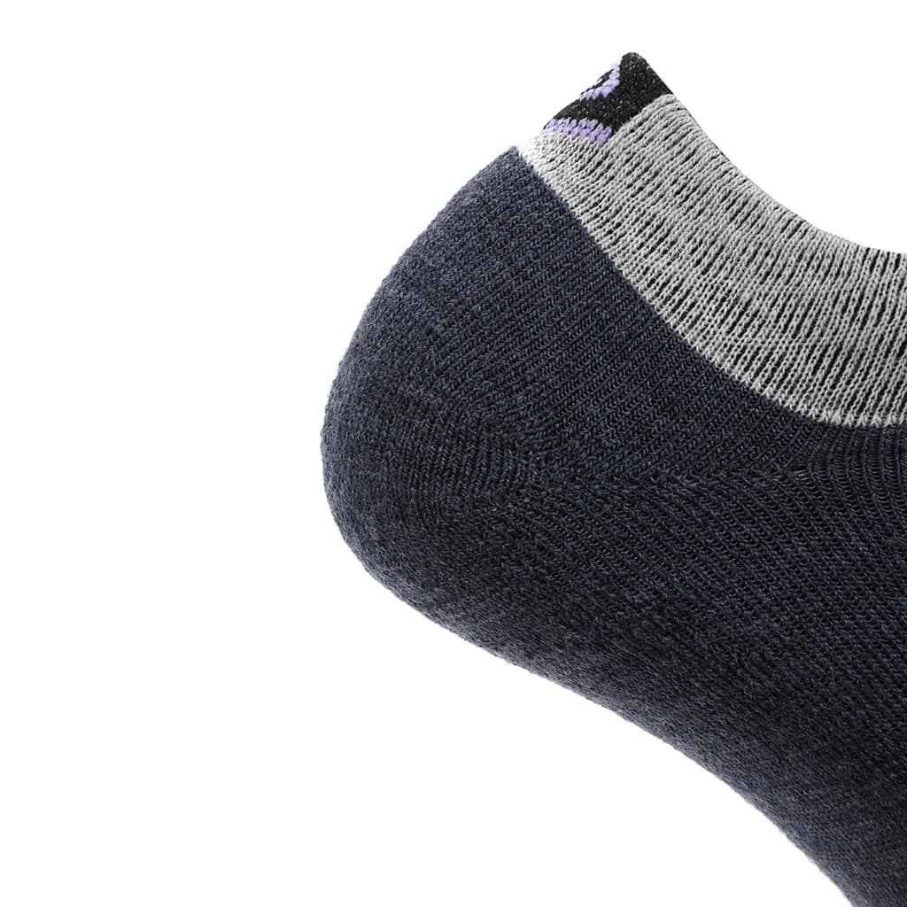 3 Pack Amethyst - Run Ankle Midweight Merino Wool Sock