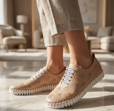 Eric Michael Annie Women’s Slip-On Leather Sneaker