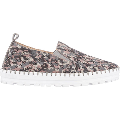 Aroma Grey Platform Sneakers