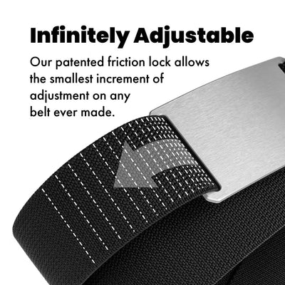 G-Flex Gunmetal Belt 1.5"