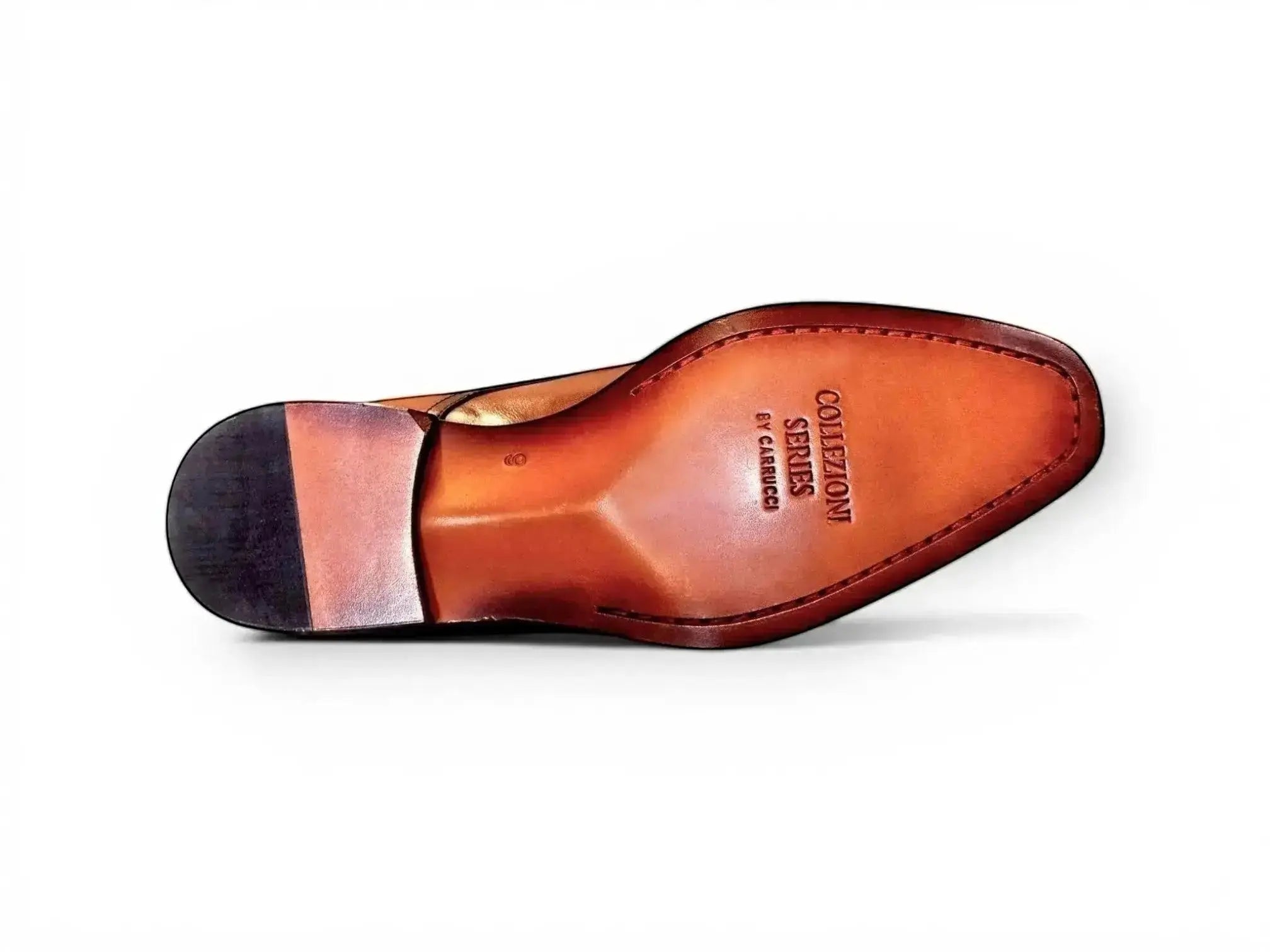 Avon Cap Toe Oxford in Leather Sole Carrucci Shoes Men's