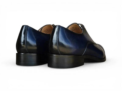 Avon Cap Toe Oxford in Leather Sole Carrucci Shoes Men's