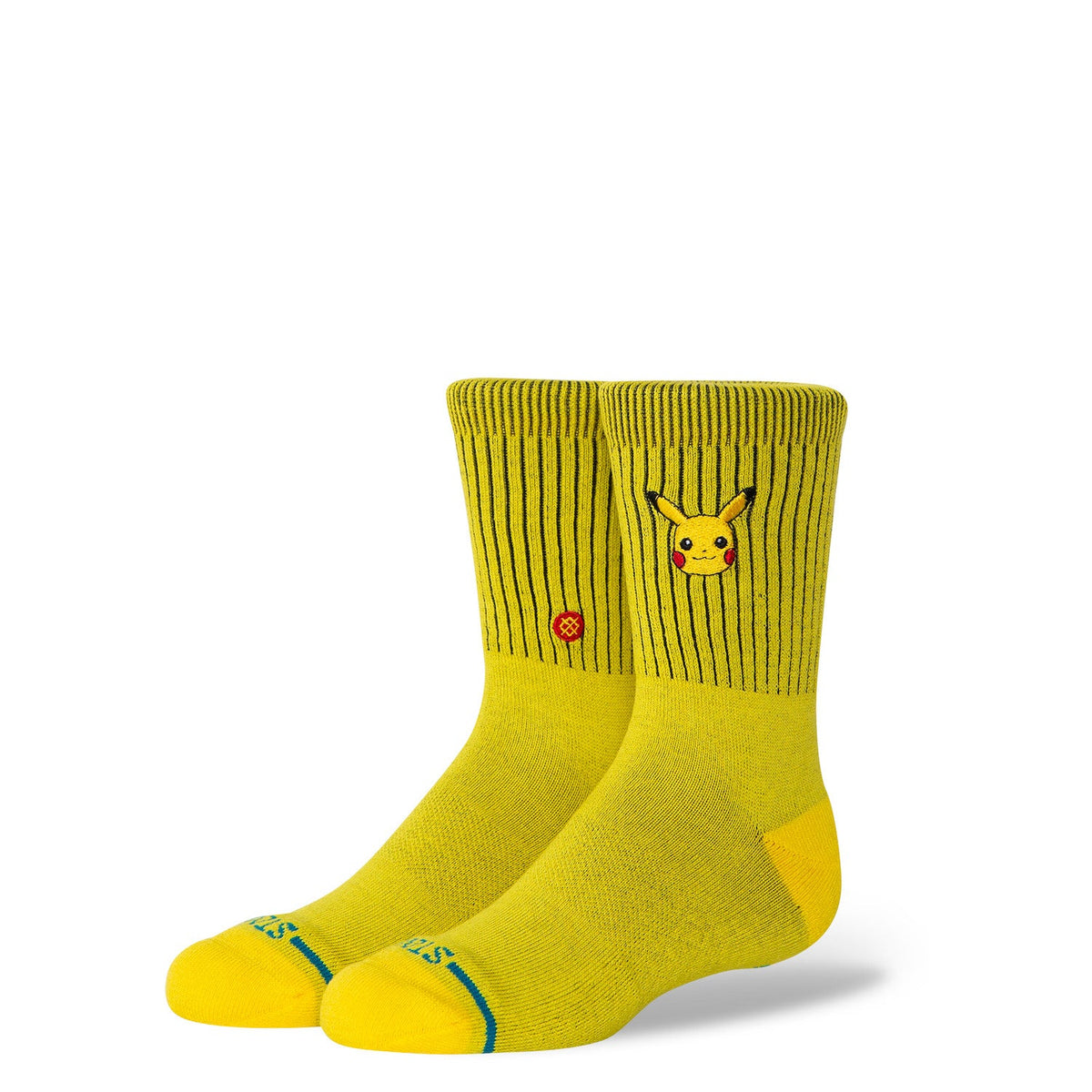 Stance X Pokemon Pikachu Kids Crew Socks - Yellow