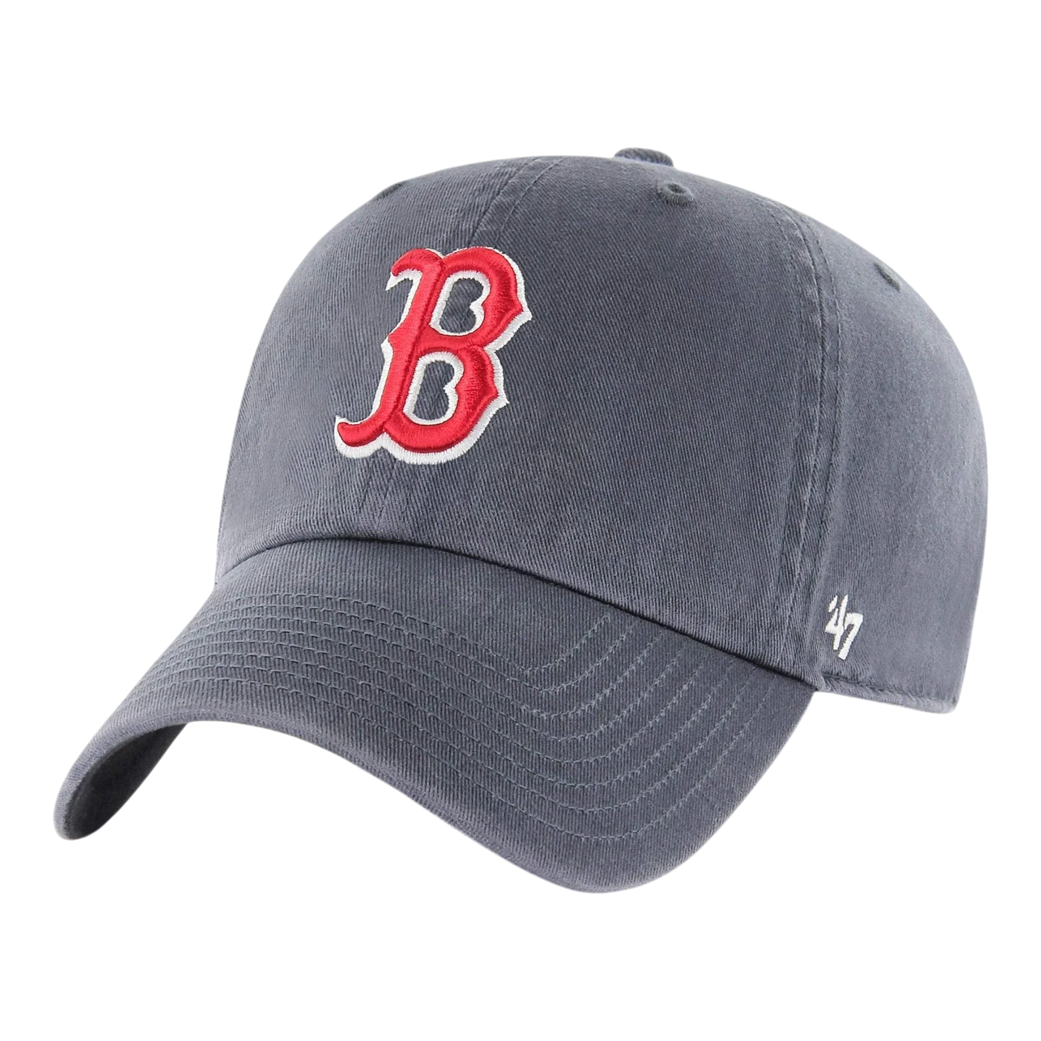 47 Brand Clean Up Boston Red Sox Strapback Hat — Vintage Navy Adjustable Cap