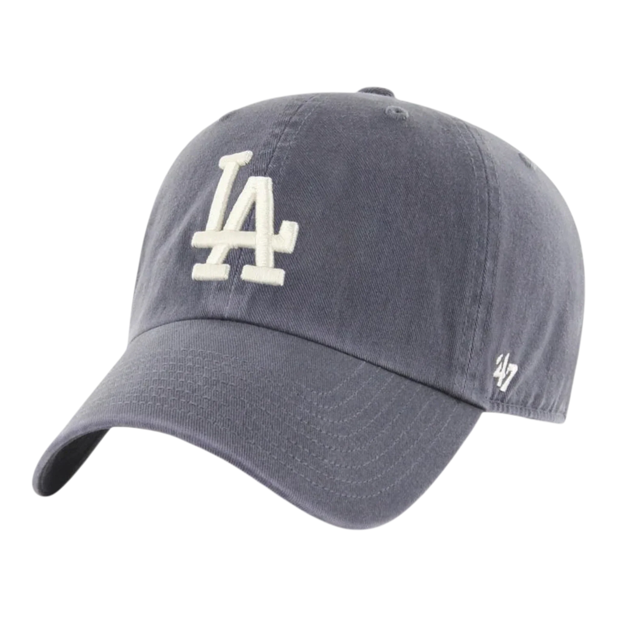 47 Brand Clean Up Los Angeles Dodgers Strapback Hat — Bone Adjustable Cap
