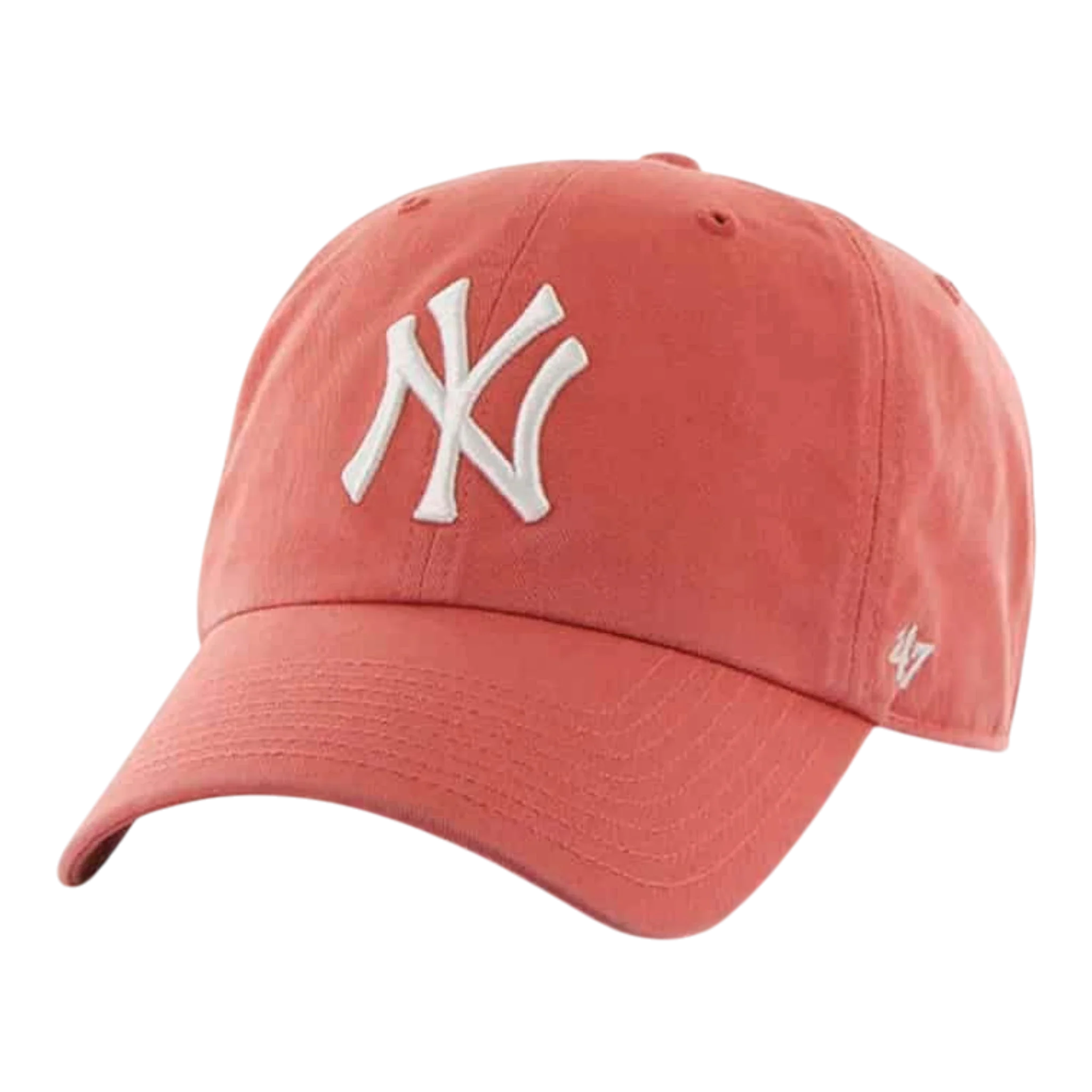 47 Brand Clean Up New York Yankees Strapback Hat — Island Red Adjustable Cap