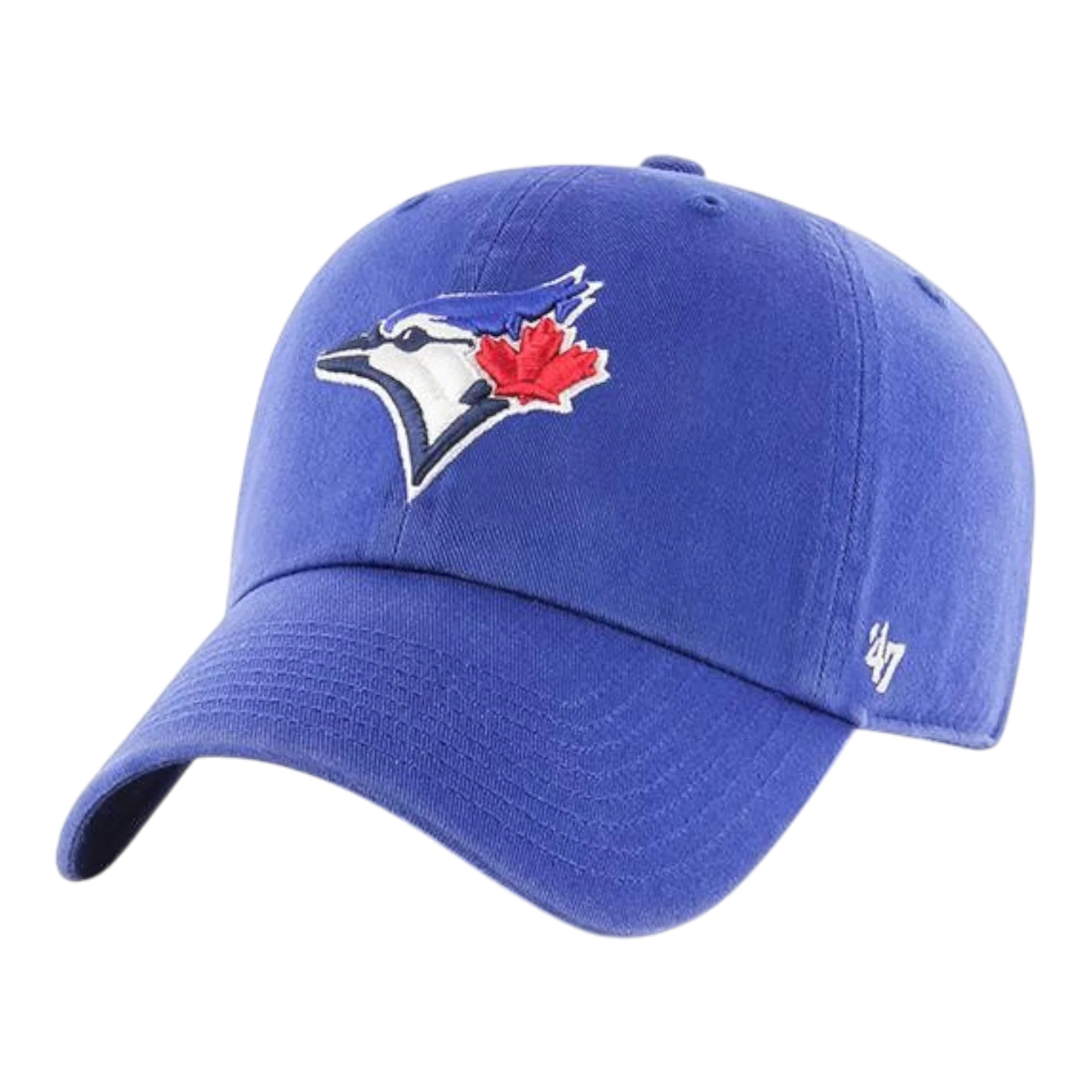 47 Brand Clean Up Toronto Blue Jays Strapback Hat — Royal Blue Adjustable Cap