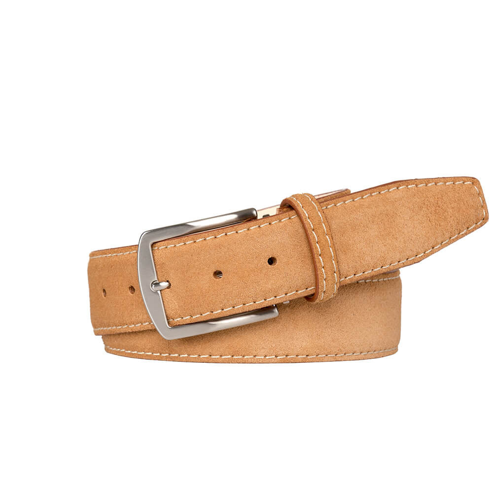 Toast Suede Leather Belt