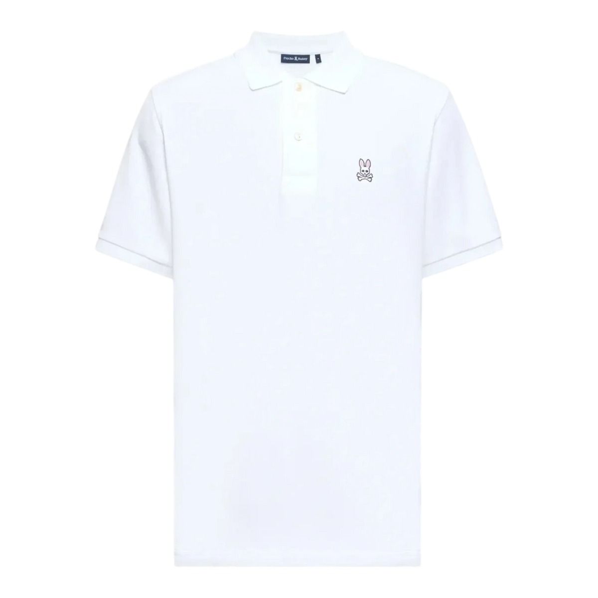 Psycho Bunny Classic Men's Polo — White – product view 1