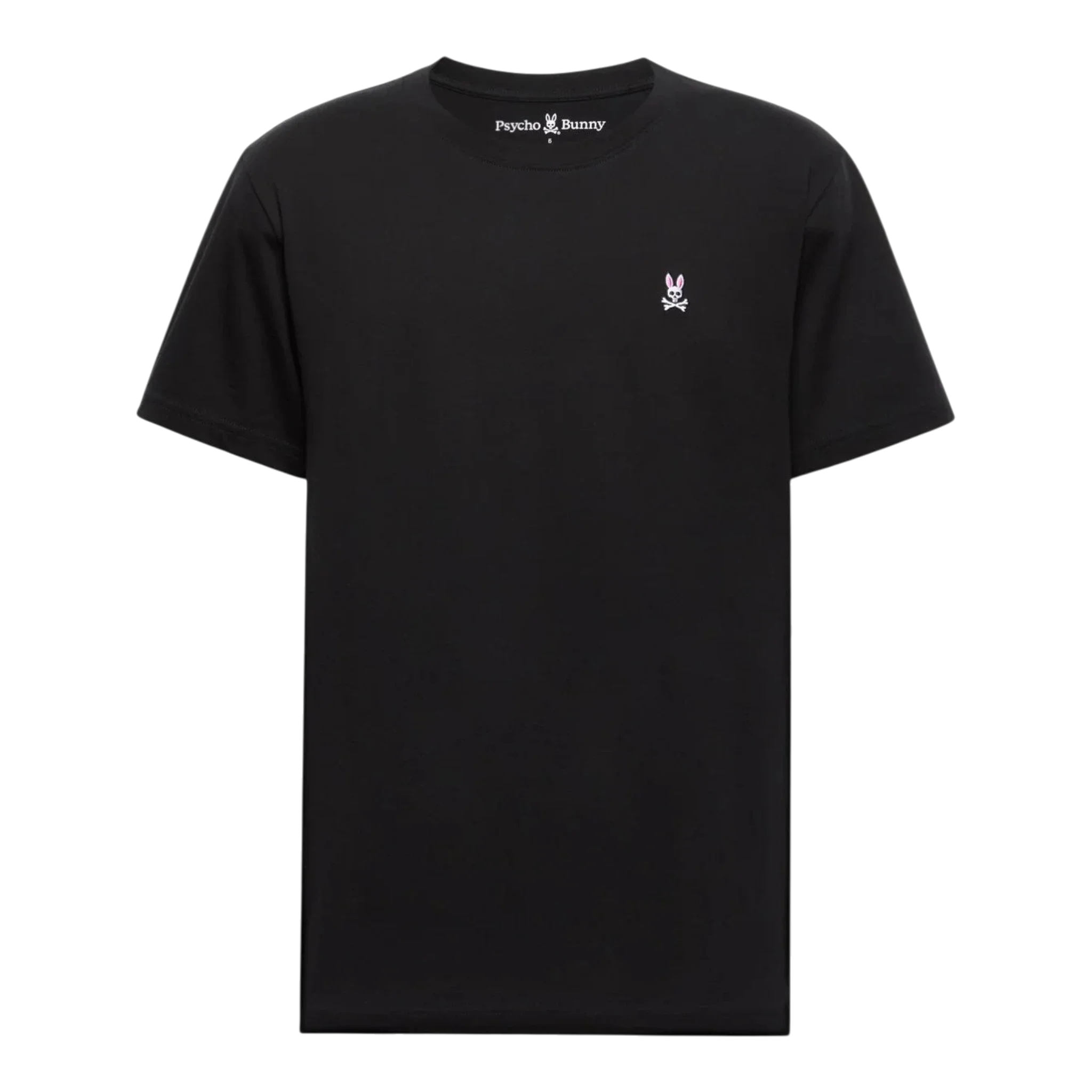 Psycho Bunny Classic Crew Neck Men's Tee — Black