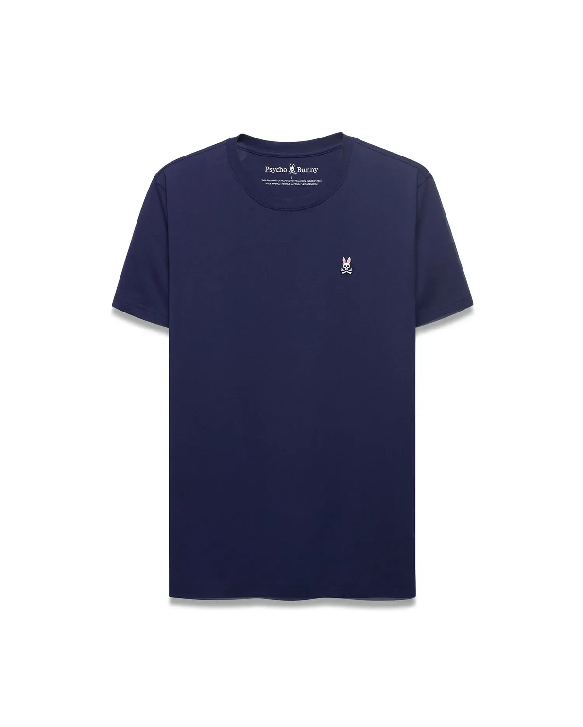 Psycho Bunny Classic Crew Neck Mens T-Shirt — Baritone Blue