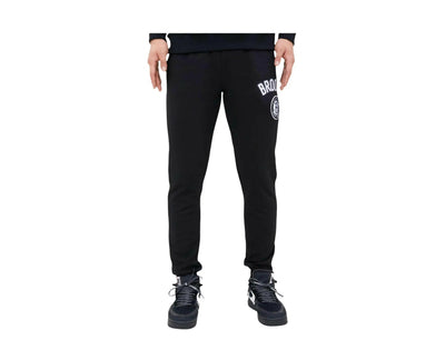 Pro Standard NBA Brooklyn Nets Stacked Logo Men Sweatpants Black