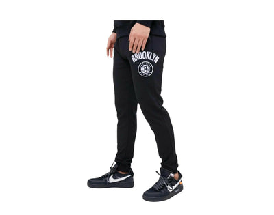 Pro Standard NBA Brooklyn Nets Stacked Logo Men Sweatpants Black