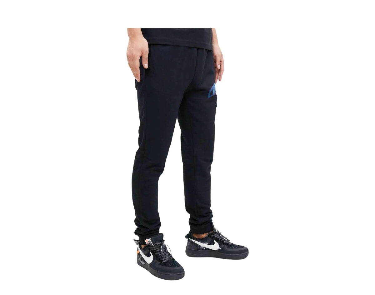 Pro Standard NBA Charlotte Hornets Stacked Logo Men's Sweatpants — Black – product view 3