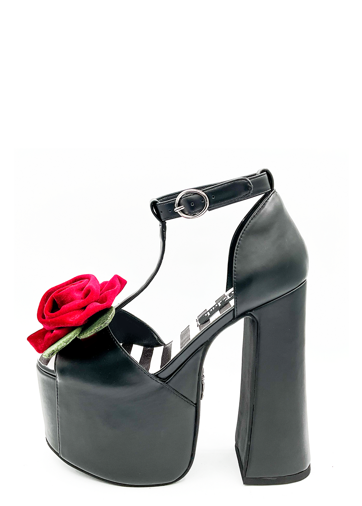 Charla Tedrick  Rosie Peep Toe Platform – side view