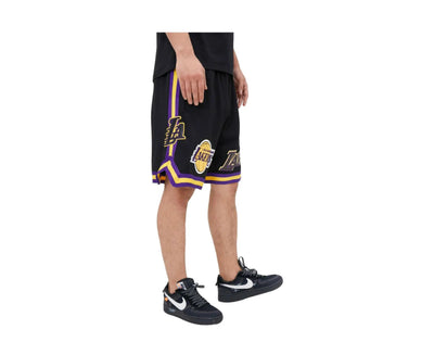 Pro Standard Los Angeles Lakers Classic Chenille Men Shorts Black