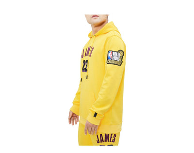 Pro Standard Los Angeles Lakers Lebron James Pro Team Men Hoodie Yellow