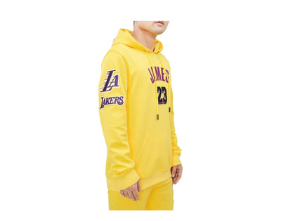 Pro Standard Los Angeles Lakers Lebron James Pro Team Men Hoodie Yellow