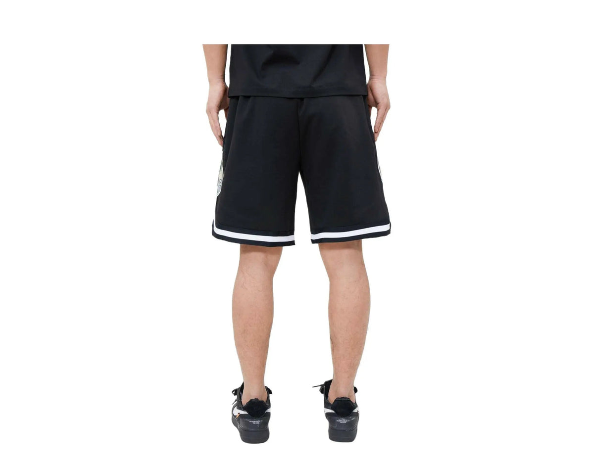 Pro Standard Milwaukee Bucks Classic Chenille Men's Shorts — Black – product view 4
