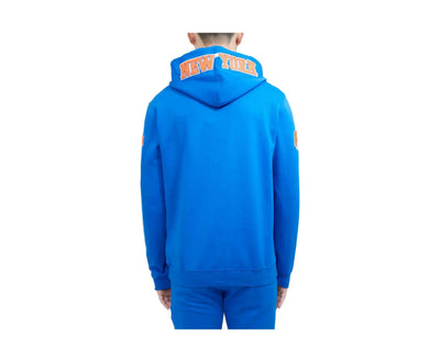 Pro Standard New York Knicks Classic Chenille Men's Hoodie — Royal Blue