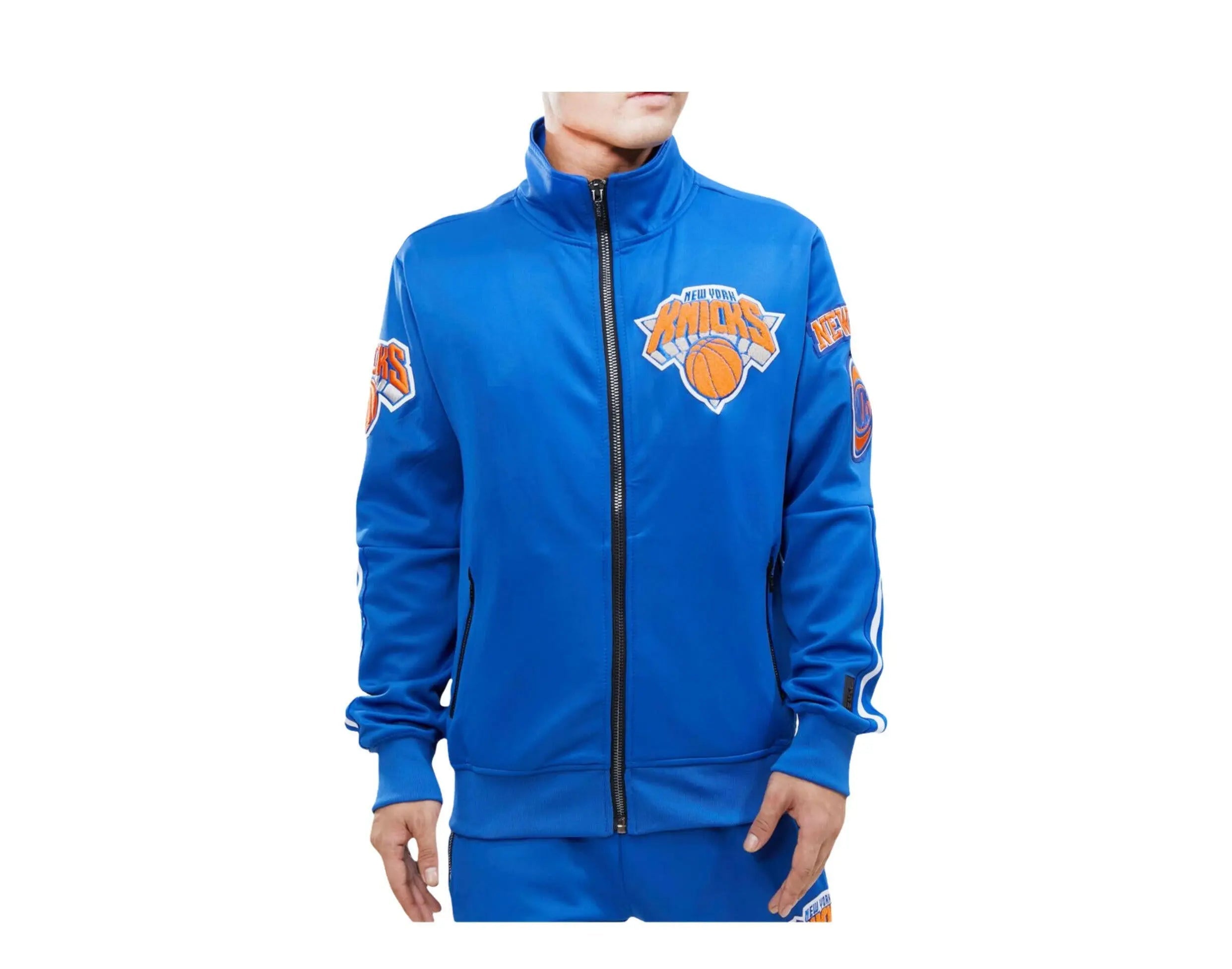 Pro Standard New York Knicks Men Track Jacket Royal Blue