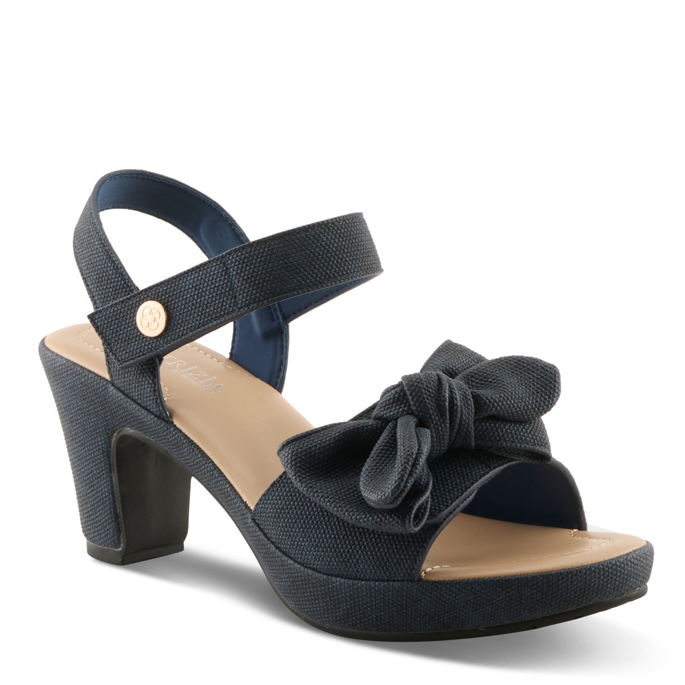 Patrizia PATRIZIA BOWDEE SANDAL sandal in dark denim blue with decorative bow detail
