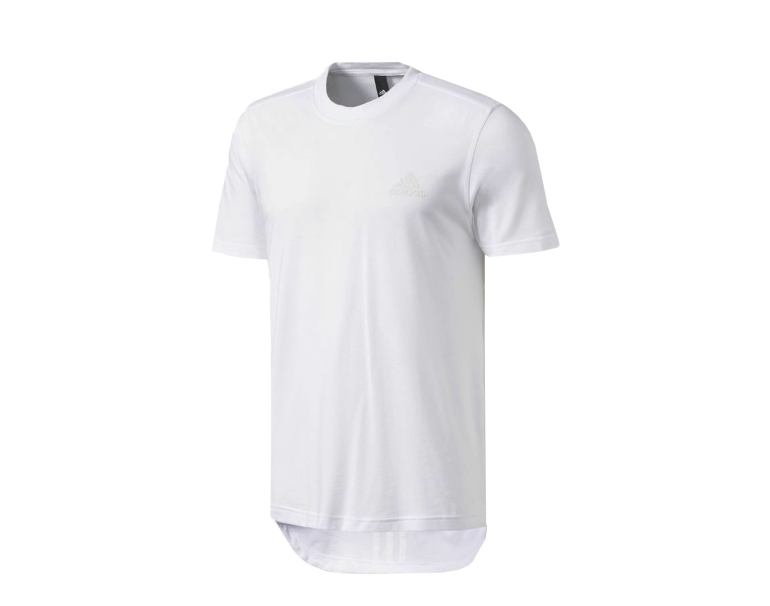 adidas Essentials Droptail 3-Stripes Men's T-Shirt — White