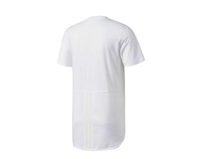 adidas Essentials Droptail 3-Stripes Men's T-Shirt — White