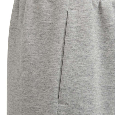 adidas Kid's Future Icons 3-Stripes Tapered-Leg Pants - MEDIUM GREY HEATHER / WHITE