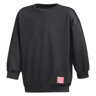 adidas Girls Originals EQT Crew Sweatshirt - Black Pink