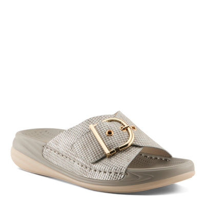 Flexus FLEXUS BREWER SANDALS sandal in grey metallic with flexible sole
