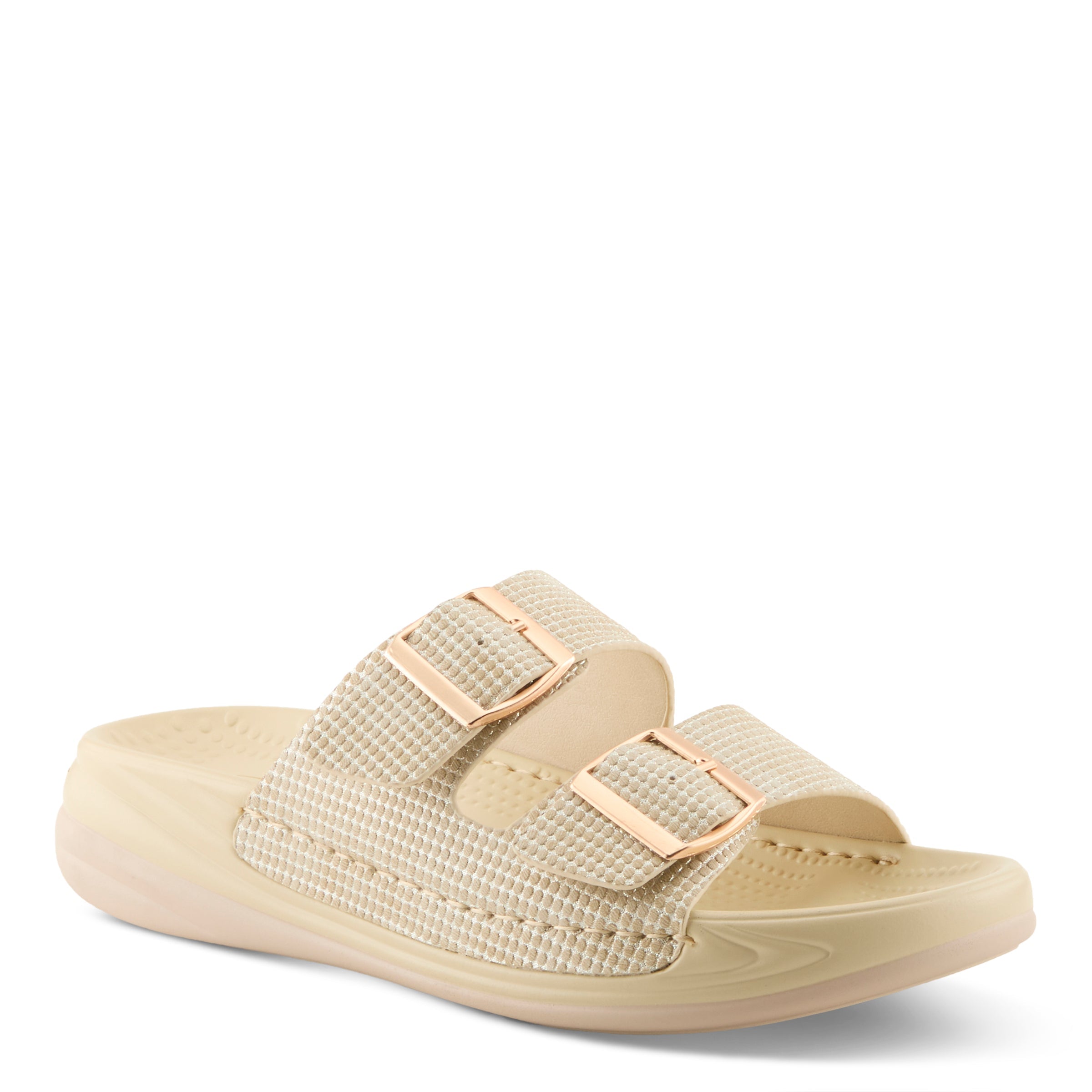 Flexus FLEXUS BUTTERMERE SANDALS sandal in grey metallic with flexible sole
