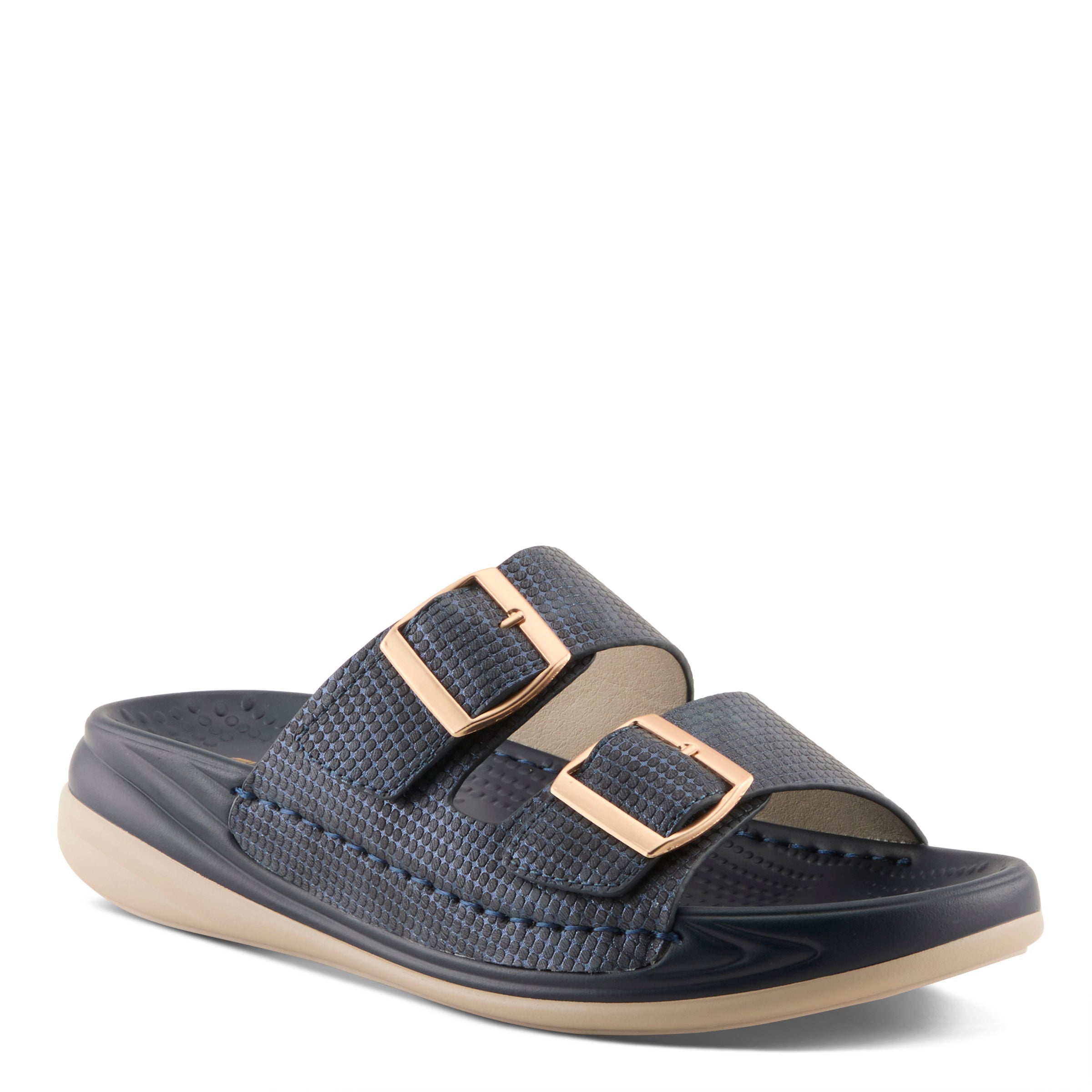 Flexus FLEXUS BUTTERMERE SANDALS sandal in bone metallic with flexible sole