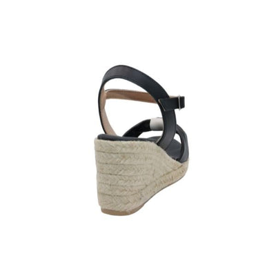 Eric Michael Bailey Leather Espadrille Wedge Sandal