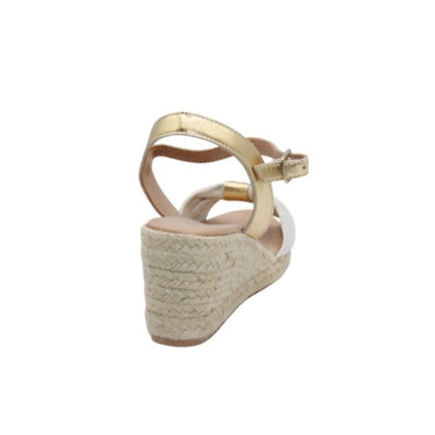 Eric Michael Bailey Leather Espadrille Wedge Sandal