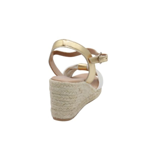 Eric Michael Bailey Leather Espadrille Wedge Sandal