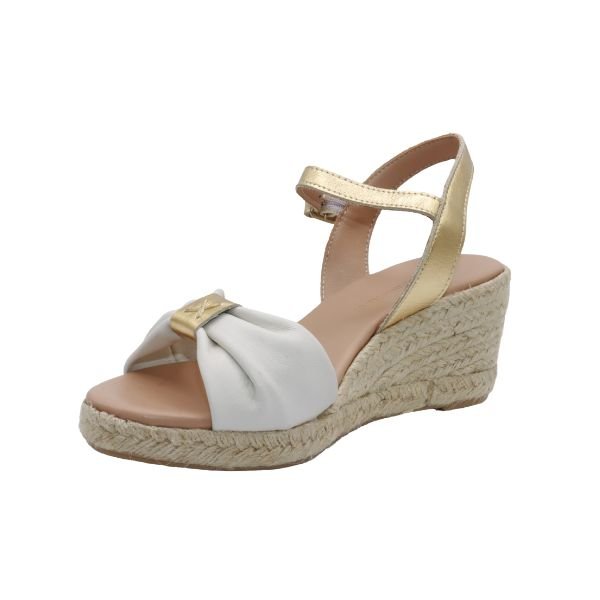 Eric Michael Bailey Leather Espadrille Wedge Sandal