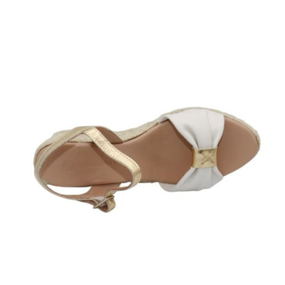 Eric Michael Bailey Leather Espadrille Wedge Sandal