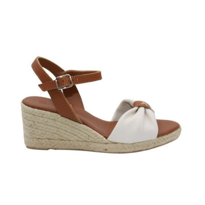 Eric Michael Bailey Leather Espadrille Wedge Sandal