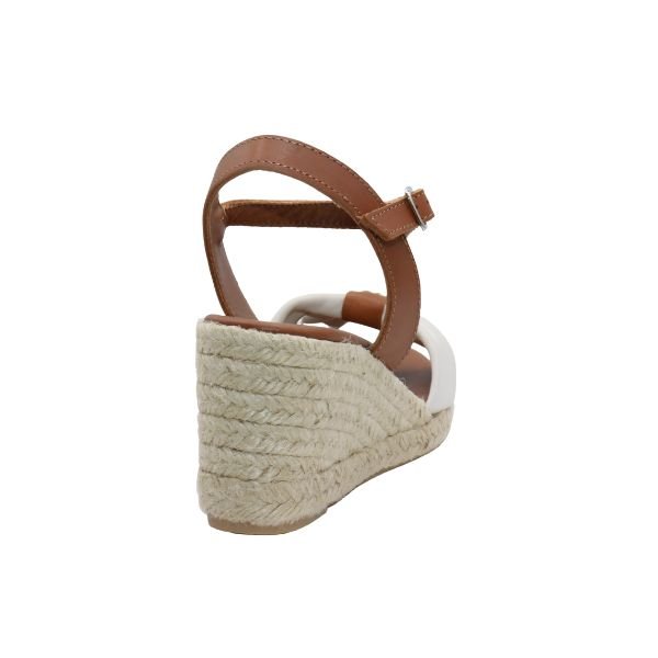 Eric Michael Bailey Leather Espadrille Wedge Sandal