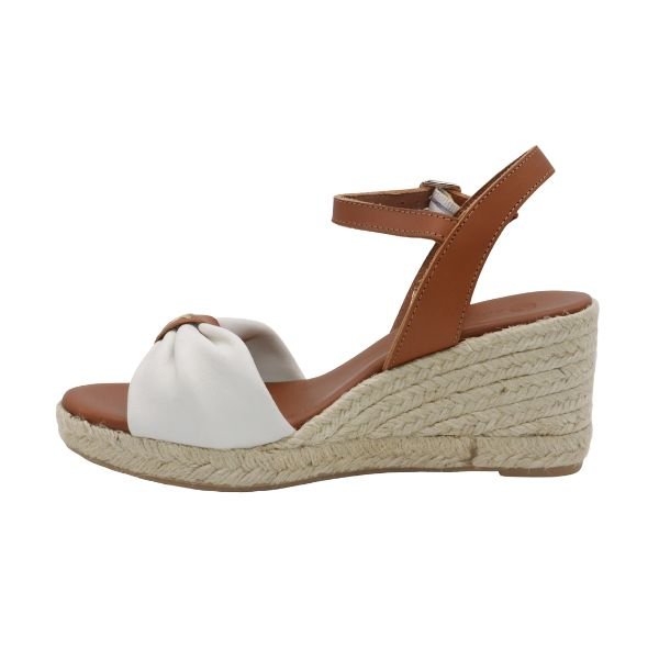 Eric Michael Bailey Leather Espadrille Wedge Sandal