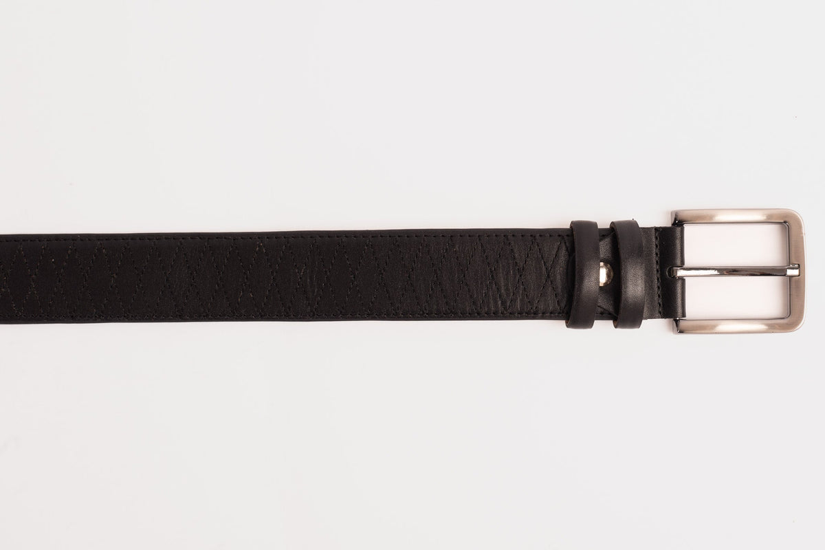 Vinci Leather The Adler Black Leather Belt – product view 6