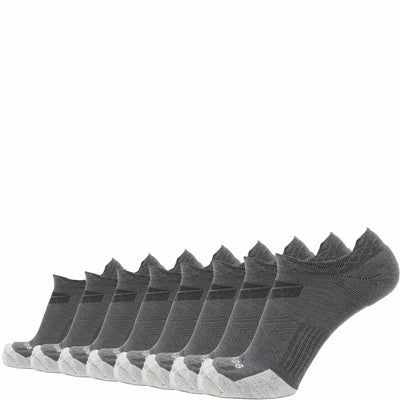 8 Pairs Basalt - Run No Show Lightweight Merino Wool Sock