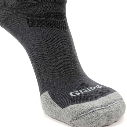 8 Pairs Basalt   Run No Show Runweight Merino Wool Sock
