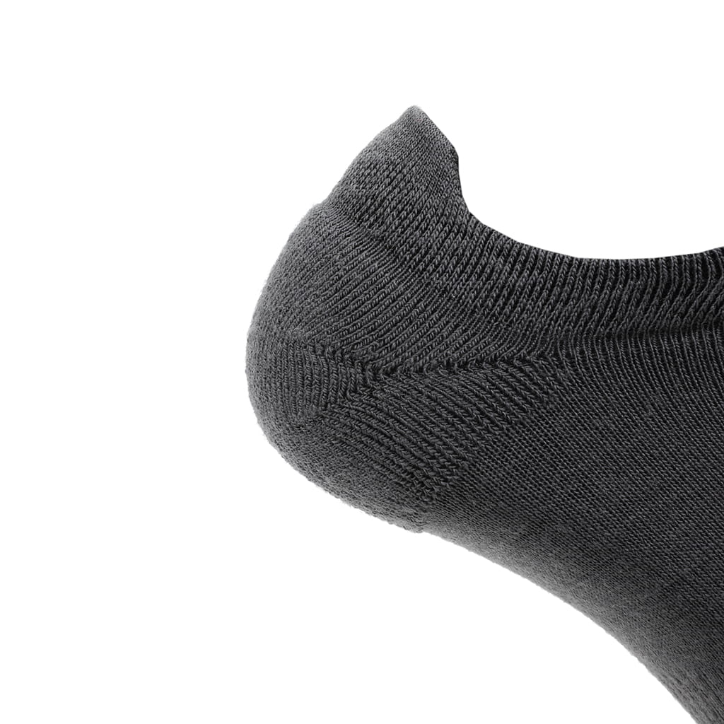 8 Pairs Basalt   Run No Show Runweight Merino Wool Sock
