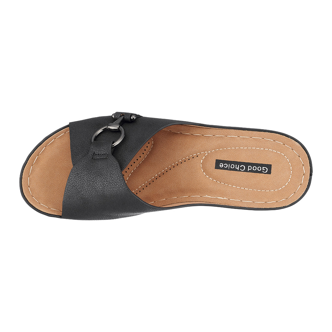 Women's Bay Black Wedge Sandals – product view 4